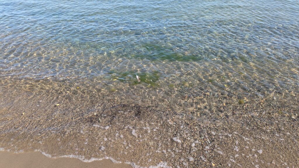 熊石の海